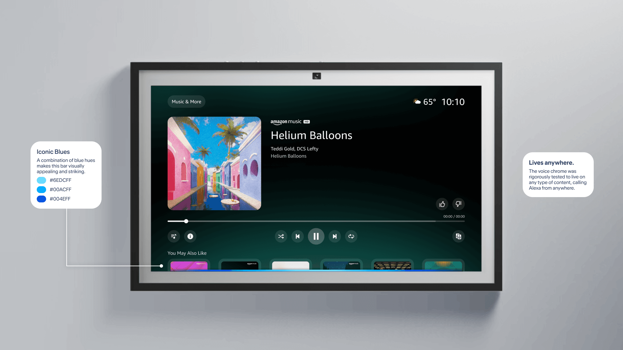 Detail of Alexa's Voice Chrome states