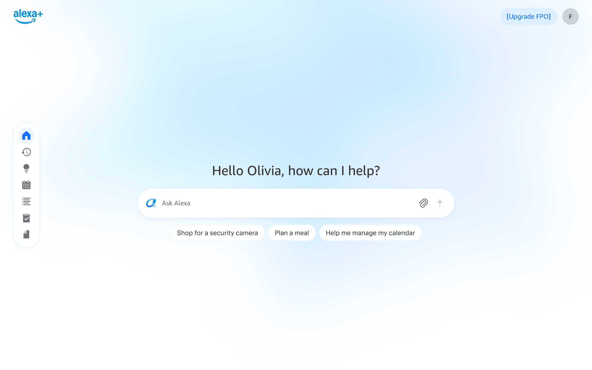 Before: text set in Amazon Ember