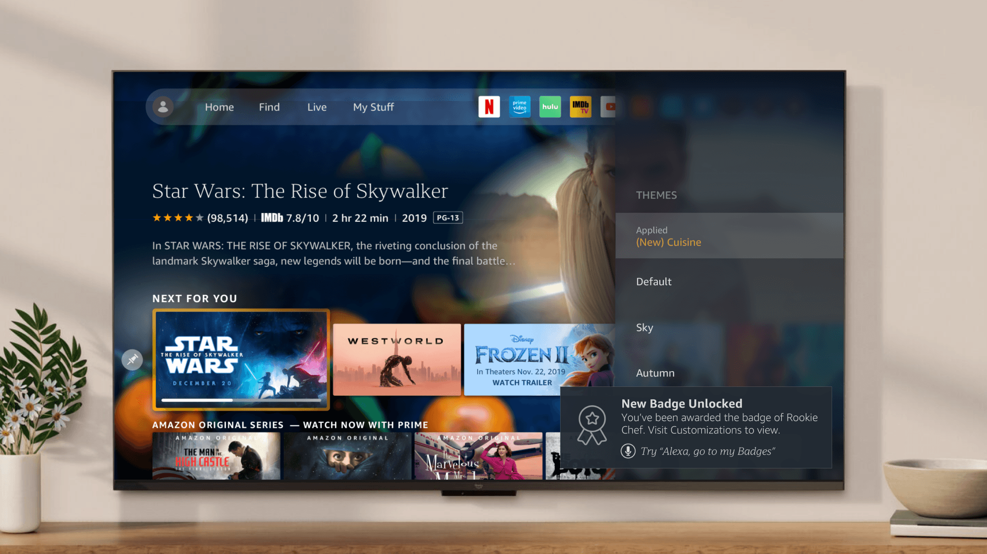 Fire TV reward-based moment concept