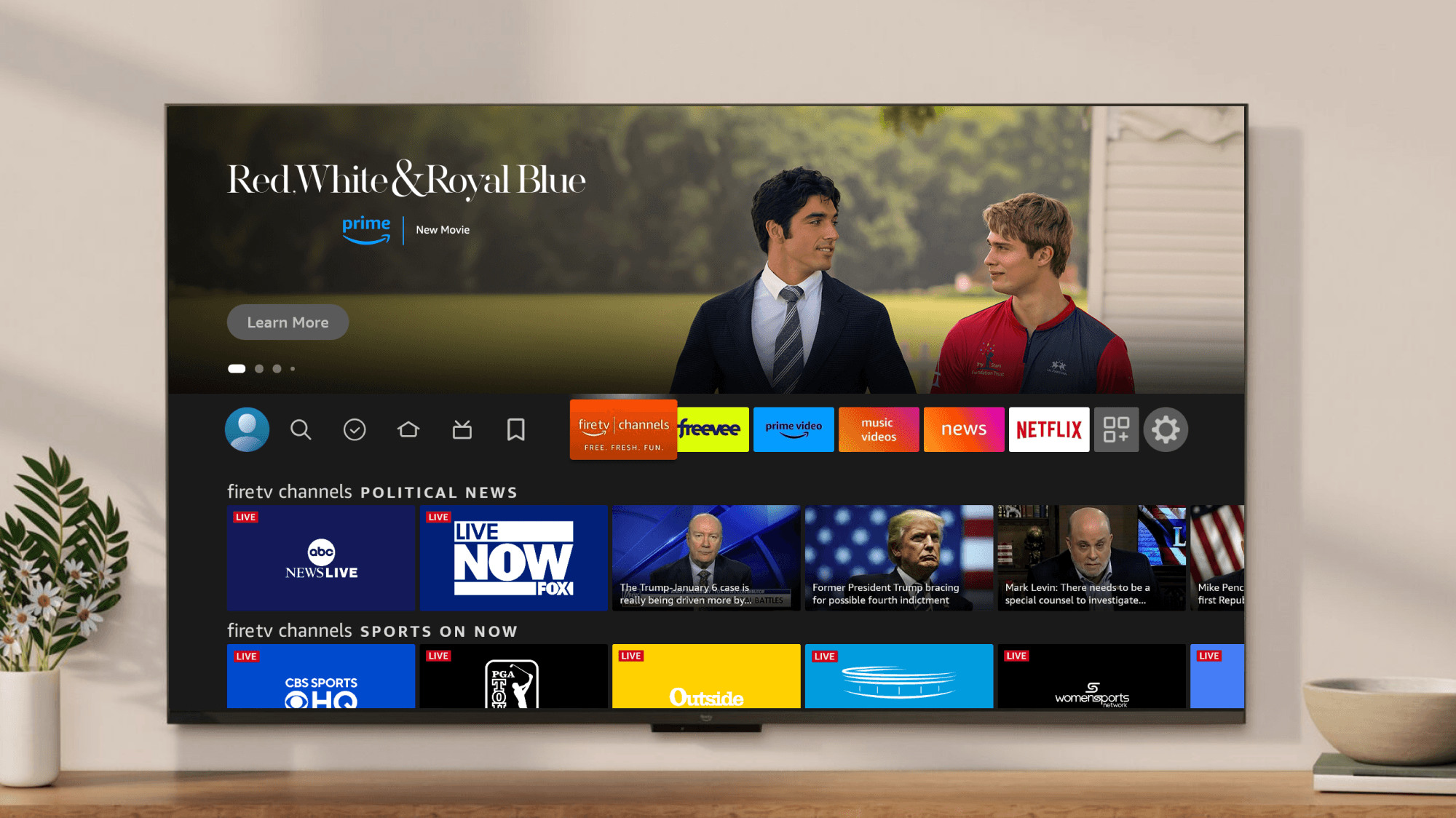 Fire TV Channels seen on Fire TV